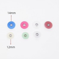 40 Discos de Pulido de Resina con Soporte, 12mm/14mm, para Restauraciones Dentales de Composite