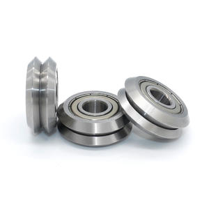 Guides linéaires tout métal de type W à haute capacité de charge, roulements à billes à gorge profonde non standard, roues de guidage pour équipements automatisés - Product Image 4