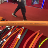 EV Silikon-Gummi-Abschirmkabel 10mm 16mm 35mm 50mm 70mm 95mm 150mm 240mm² 200C 1500V Blankes Kupfer-Batteriekabel für Energiespeicherung
