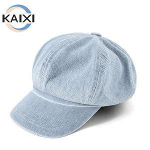 Japonais-Rétro Do the Old Cowboy Béret Visage d'enfant Petit peintre sauvage Artistique Octogonal Newsboy Cap Fashion - Product Image 1