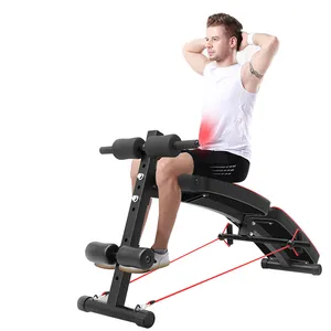 折叠式便携式仰卧板多功能肌肉板锻炼仰卧起坐健身凳锻炼