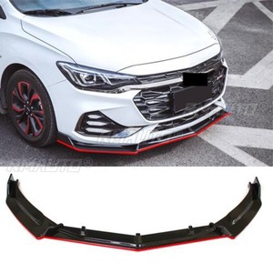 Car Front Bumper <b>Lip</b> Diffuser Spoiler Glossy Black Modification Part for Chevrolet Monza RS 2017-2021 Bumper Protector Body Kit - Product Image 3