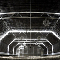 Serre à obscurcissement total entièrement automatisée GT Medical Plants, structure de serre à privation de lumière