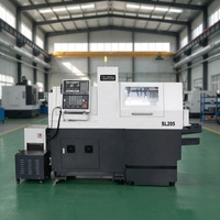 Tour CNC à lit incliné haute performance SL205, type suisse multi-axes, automatique, avec double broche