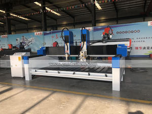 Nuevos productos Stone Cnc Router Tallado Grabado Granito Mármol Máquina de corte <span class=keywords><strong>Precio</strong></span> con sierra - Product Image 2