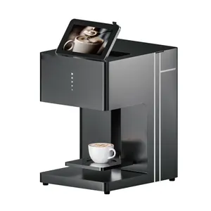 Machine d'impression 3d pour tarte au chocolat, 4 tasses de haute qualité, impression d'art alimentaire, café comestible, imprimante de gâteaux