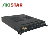 AIOSTAR PC Mini Industri Multifungsi Murah Multiprosesor Intel Core I5-8400 Layar Ganda 4GB DDR4 128GB Stok Tersedia