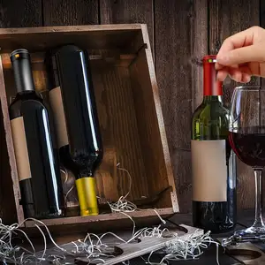 Garrafa de vinho plástica com tampa termorretrátil de PVC para vendas diretas da fábrica com rasgar