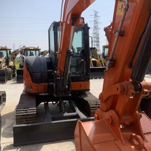 Prix d'usine pour une mini-excavatrice Hitachi ZX55usr d'occasion de 5 tonnes, mini-excavatrice hydraulique sur chenilles Hitachi 55 d'occasion à vendre - Product Image 4