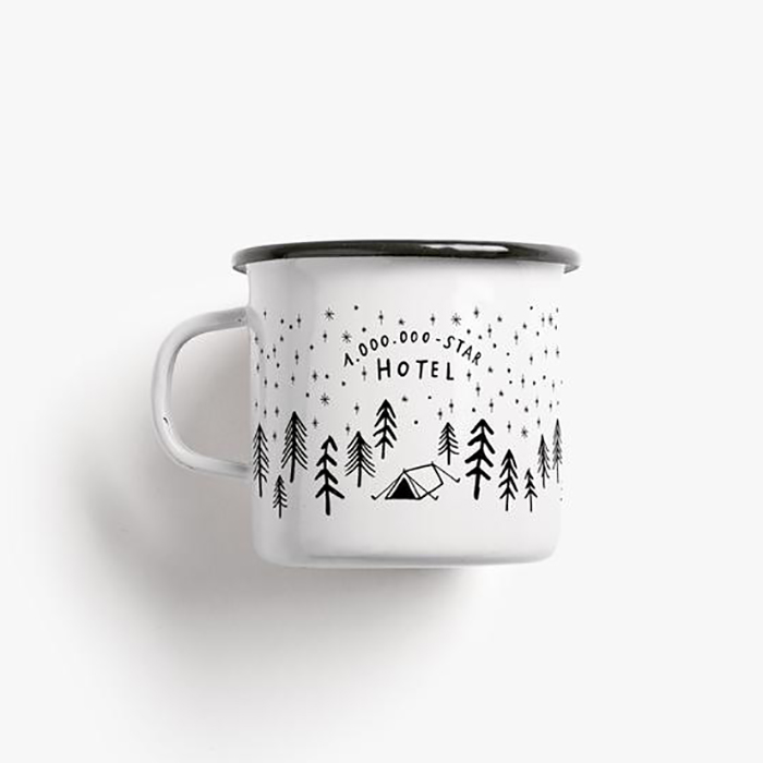 Taza medidora de agua, de acero blanco, personalizada, 7cm, 2020