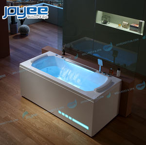 JOYEE guangdong foshan acrylique usine <span class=keywords><strong>pas</strong></span> <span class=keywords><strong>cher</strong></span> prix massage bain à remous baignoire autoportante douche combo - Product Image 4