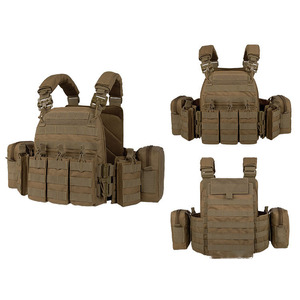 Áo giáp chiến thuật hệ thống Molle ngụy trang mới với túi đựng, chống đạn, dùng ngoài trời - Product Image 6