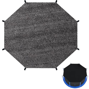 Housse de protection octogonale pour <span class=keywords><strong>trampoline</strong></span> NJ en polypropylène résistant aux UV avec auvent pare-soleil pour trampolines de 183 à 427 cm - Product Image 1