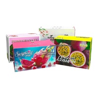 Boîte d'emballage alimentaire personnalisée avec impression de logo pour la grenade et le fruit de la passion, emballage spécial pour fruits, fabricant direct