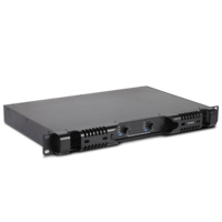 Amplificateur de puissance numérique 1U 2 canaux 8 Ohm 2x666W Classe D Montable en rack Pontable Stéréo Haute Puissance Professionnel pour Scène DJ KTV Système PA