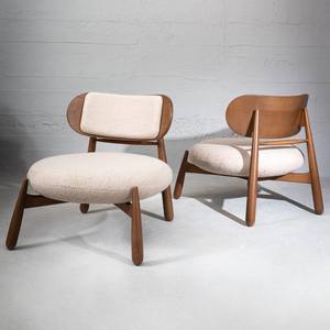 <span class=keywords><strong>Fauteuil</strong></span> en tissu polaire <span class=keywords><strong>blanc</strong></span> de style moderne italien pour salon, mobilier de loisirs haut de gamme avec art en bois - Product Image 2