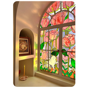 Ventana <span class=keywords><strong>de</strong></span> Vidrio con Diseño <span class=keywords><strong>de</strong></span> El Principito, Arte Decorativo, Insertos <span class=keywords><strong>de</strong></span> Vidrio, Panel <span class=keywords><strong>de</strong></span> Vidrio con Mosaico Pintado a Mano - Product Image 2