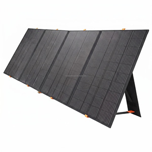 แผงโซลาร์เซลล์พับได้ 400W ETFE สีดำ สำหรับใช้งานกลางแจ้ง พกพาสะดวก - Product Image 1