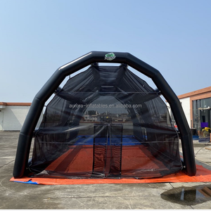 Lồng tập đánh bóng chày bơm hơi bằng bạt PVC 40ft mới hoàn thiện, có lưới chắn bóng - Product Image 5