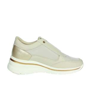 Keys Donna Slip On K 10601 Beige Oro <b>Canvas</b> Trendy Shoes Size 36 - Product Image 4