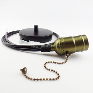 Kit Portalampada Vintage E26 con Cavo per Lampade Antiche, Portalampada E26 con Filo - Product Image 4