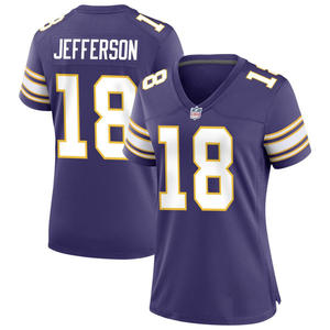 Maillot Minnesota pour femme Chemises de football américain personnalisées Uniformes brodés cousus pour jeunes Vêtements de sport Logos - Product Image 5