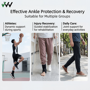 Supporto per Caviglia Personalizzato, Regolabile, Compressivo, Traspirante, Unisex per Sport, Corsa, Fitness ed <span class=keywords><strong>Esercizi</strong></span> all'Aperto - Product Image 4