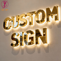 Enseigne lumineuse LED élégante pour magasin de bagages, lettres rétroéclairées, logo personnalisé, signalétique 3D en acrylique et métal, enseigne lumineuse pour devanture de magasin de sacs
