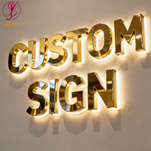 Enseigne lumineuse LED élégante pour magasin de bagages, lettres rétroéclairées, logo personnalisé, signalétique 3D en acrylique et métal, enseigne lumineuse pour devanture de magasin de sacs - Product Image 1