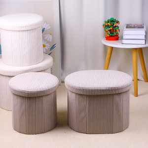 Custom Fabric <strong>Stools</strong> &amp; Ottomans <strong>Storage</strong> <strong>Stool</strong> with <strong>Storage</strong> Velvet Ottoman Bench - Product Image 5