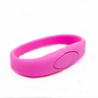 Flashdisk Gelang Silikon Kapasitas Nyata Harga Pabrik Murah Drive Memori USB Bentuk Gelang
