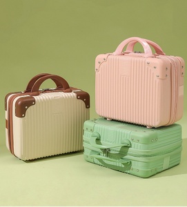 Estuche de <span class=keywords><strong>Maquillaje</strong></span> Pequeño Personalizado con Cierre, Mini Maleta de 14 Pulgadas, Impermeable, Antirrobo, con Interfaz USB, Bolsa de Viaje - Product Image 1