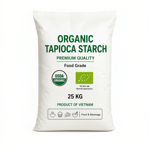 แป้งมันสำปะหลังออร์แกนิก 25 กก. เกรดอาหาร ผลิตภัณฑ์ออร์แกนิก USDA ของเวียดนาม สำหรับทำเครื่องดื่มให้ข้น - Product Image 3