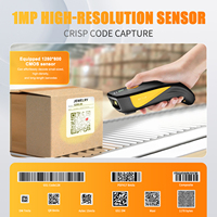 Lector de Códigos de Barras Inalámbrico Portátil NETUM CS7501, Escáner de Códigos QR 1D 2D, Escaneo Automático de Códigos de Barras con Pantalla para Almacén