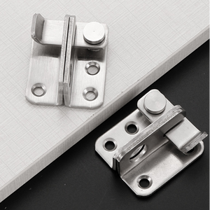 Haute qualité allumer <span class=keywords><strong>gauche</strong></span>/droite bref Simple <span class=keywords><strong>boulon</strong></span> antivol sécurité dissimulé loquet de porte rotatif épais loquet en acier inoxydable - Product Image 3