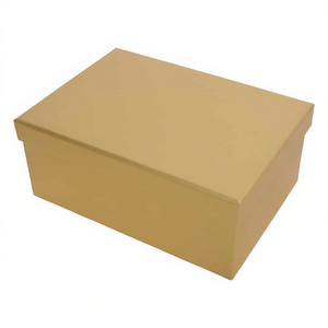 Caja rectangular dorada Party Love 47335 para recuerdos de fiesta, almacenamiento de regalos de cartón de lujo - Product Image 1