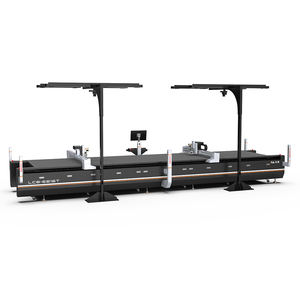 Machine de découpe automatique à double poste AOL-6816 pour cuir, fourrure PU, tissu, peau de mouton, chaussures, bottes - Product Image 1