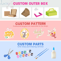 Kit de peinture DIY pour figurines en plâtre, kit d'artisanat de poupées en gypse pour enfants de 6 à 12 ans, cadeau d'anniversaire, jouet artistique
