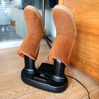 Sèche-chaussures intelligent portable avec minuterie et fonction de séchage, certifié CE, 110W, taux de stérilisation élevé pour chaussures, bottes de travail et baskets