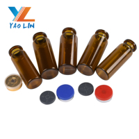 Flacon en verre transparent 2ml 3ml 5ml 10ml 15ml avec bouchon - Vente en gros de flacons d'échantillons d'huiles essentielles pour laboratoire