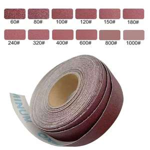 Rollo de tela abrasiva de diamante de 1 pulgada (25 mm) para lijado y pulido de madera y metal, uso con lijadora manual, material de alúmina - Product Image 4