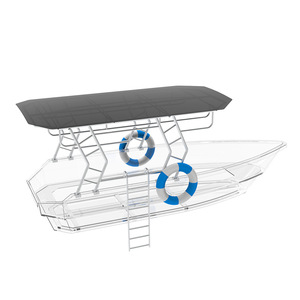 12 People Outdoor Large Transparent Crystal Boat Lake Tourist Sightseeing Photography PVC Boat Motor - Product Image 5