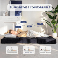 Fabrik-Großhandel Multifunktionales 3-fach Klappbares Doppel-Schlafsofa Vakuumverpackt Komprimierte Couch für Kleine Räume Wohnmöbel