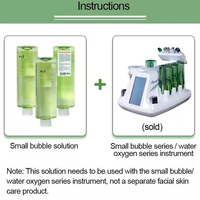 Mesin dermabrasi hidra 500ml, cairan solusi gelembung kecil perbaikan dalam, mesin dermabrasi hidra ditargetkan untuk wajah Aqua Peeling