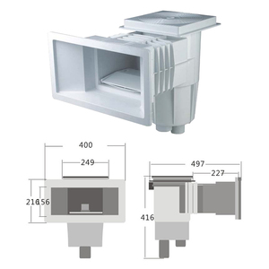 Écumeur de bassin <span class=keywords><strong>en</strong></span> PVC ABS et UV, pour <span class=keywords><strong>piscine</strong></span> <span class=keywords><strong>en</strong></span> béton - Product Image 1