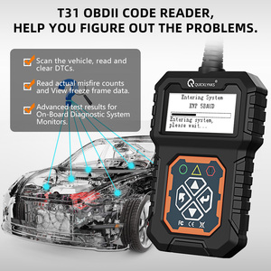 Fábrica OEM/ODM, Ferramenta de Diagnóstico Automotivo de Alta Qualidade, <span class=keywords><strong>Scanner</strong></span> OBD II QUICKLYNKS T31, Fácil de Usar, Limpa Códigos - Product Image 4
