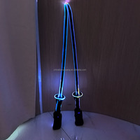 Épée de samouraï lumineuse à fibres optiques, katana LED, accessoire de cosplay pour spectacle de scène, spectacle de danse, festival, fête, événement