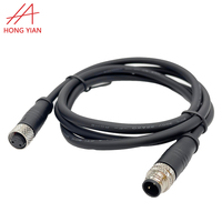 Connecteur circulaire étanche IP68 M8 M12 4 5 6 8 10 12 broches pour câble moteur