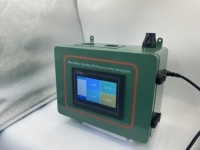 Moniteur de qualité de l'eau multi-paramètres mural en ligne pour pH, conductivité, OD, turbidité, température avec contrôleur Modbus RS485