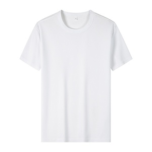 Camiseta de manga corta de verano de algodón 100% de gran tamaño para hombre, camisetas impermeables y resistentes al aceite con estampado de logotipo personalizado de 220 gramos - Product Image 5
